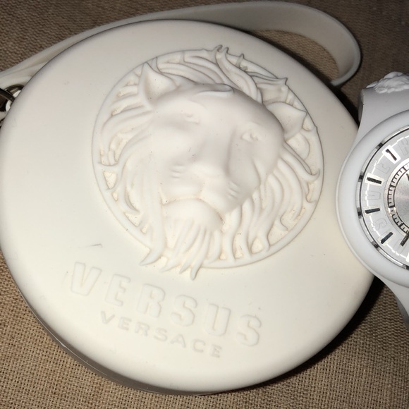 Versus By Versace Accessories Versus Versace Fire Island White